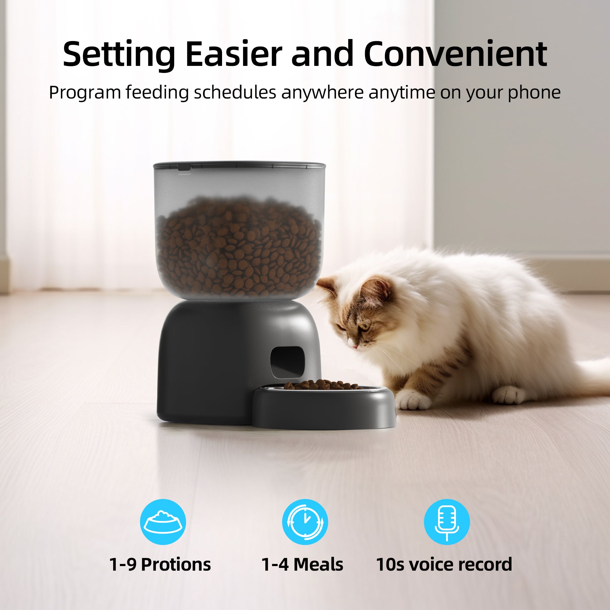 Automatic Cat Feeder and Water Dispenser