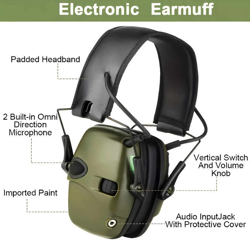 Electronic Earmuff Detailed Structure Description